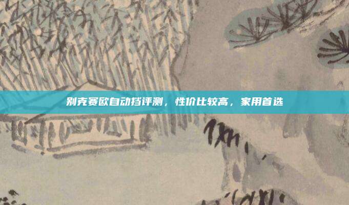 别克赛欧自动挡评测,性价比较高,家用首选