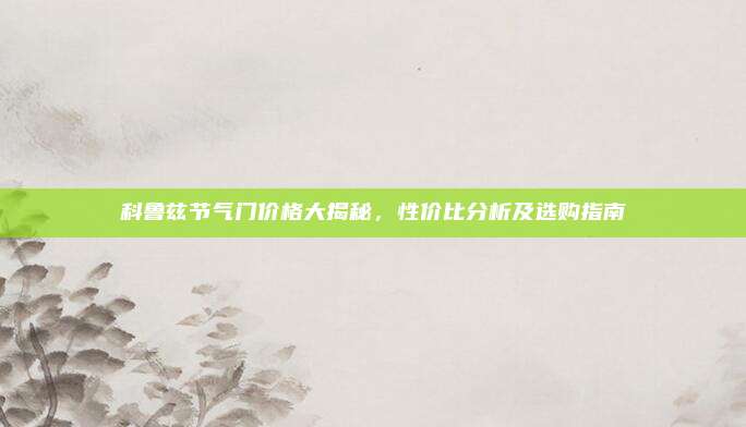 科鲁兹节气门价格大揭秘,性价比分析及选购指南