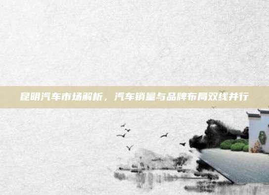 昆明汽车市场解析,汽车销量与品牌布局双线并行