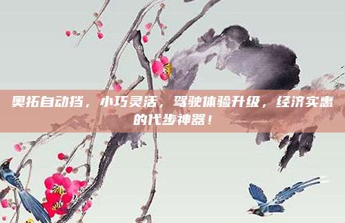 奥拓自动挡,小巧灵活,驾驶体验升级,经济实惠的代步神器!