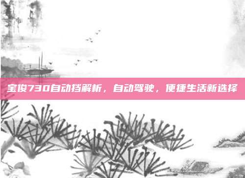 宝俊730自动挡解析,自动驾驶,便捷生活新选择