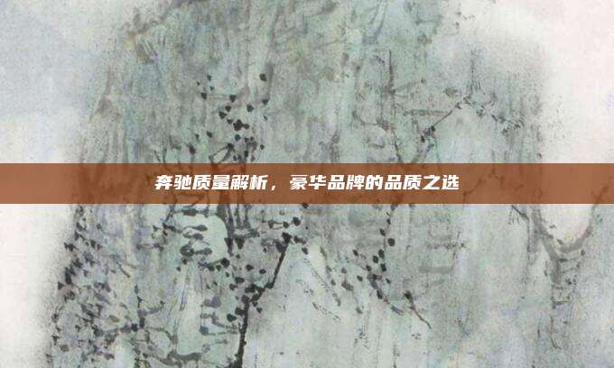 奔驰质量解析,豪华品牌的品质之选