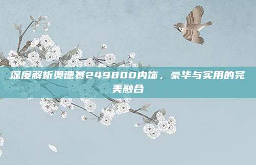 深度解析奥德赛249800内饰,豪华与实用的完美融合