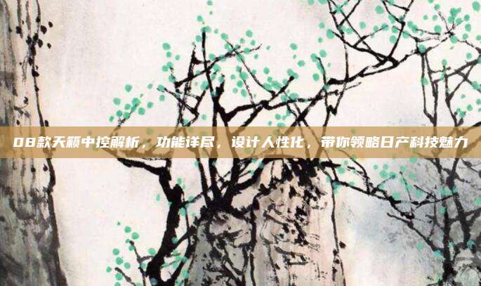 08款天籁中控解析,功能详尽,设计人性化,带你领略日产科技魅力