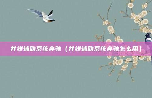 并线辅助系统奔驰(并线辅助系统奔驰怎么用)