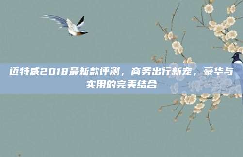 迈特威2018最新款评测,商务出行新宠,豪华与实用的完美结合