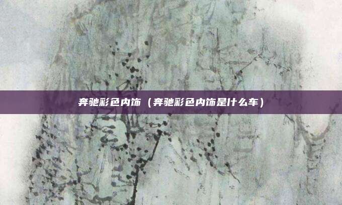 奔驰彩色内饰（奔驰彩色内饰是什么车）