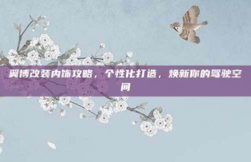 翼博改装内饰攻略,个性化打造,焕新你的驾驶空间