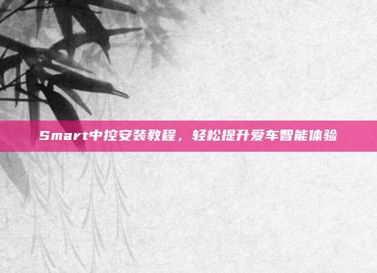 Smart中控安装教程，轻松提升爱车智能体验