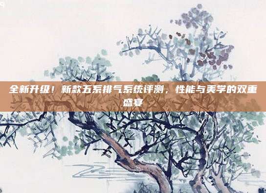 全新升级！新款五系排气系统评测，性能与美学的双重盛宴