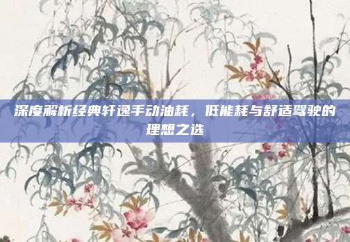 深度解析经典轩逸手动油耗，低能耗与舒适驾驶的理想之选