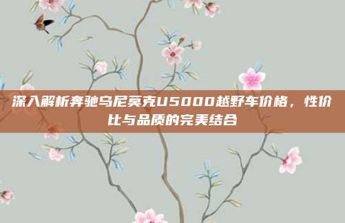 深入解析奔驰乌尼莫克U5000越野车价格,性价比与品质的完美结合