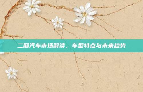 二厢汽车市场解读,车型特点与未来趋势