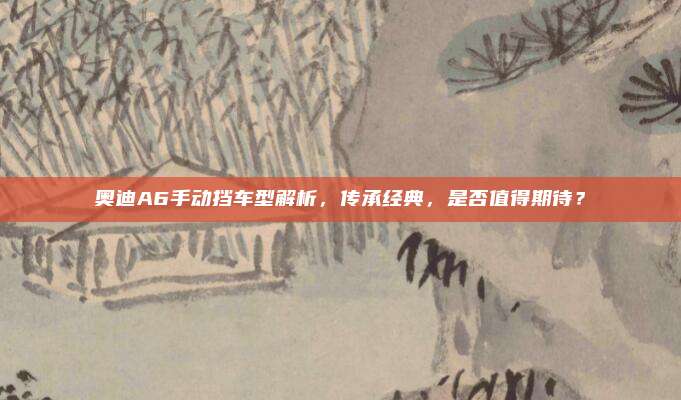 奥迪A6手动挡车型解析,传承经典,是否值得期待?