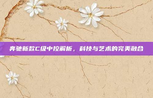 奔驰新款C级中控解析,科技与艺术的完美融合