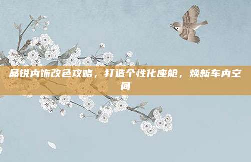 晶锐内饰改色攻略,打造个性化座舱,焕新车内空间