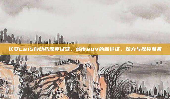 长安CS15自动挡深度试驾，城市SUV的新选择，动力与操控兼备