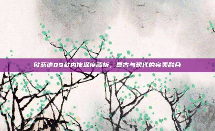 欧蓝德09款内饰深度解析,复古与现代的完美融合
