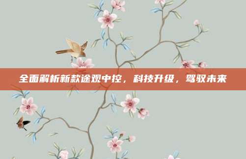 全面解析新款途观中控,科技升级,驾驭未来