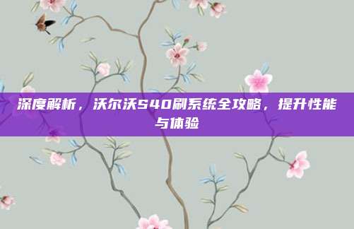 深度解析,沃尔沃S40刷系统全攻略,提升性能与体验