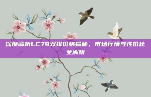 深度解析LC79双排价格揭秘,市场行情与性价比全解析