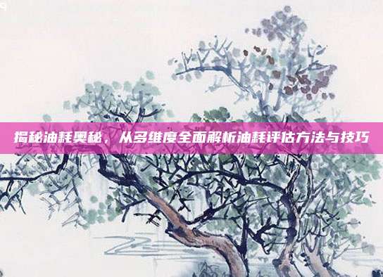 揭秘油耗奥秘,从多维度全面解析油耗评估方法与技巧