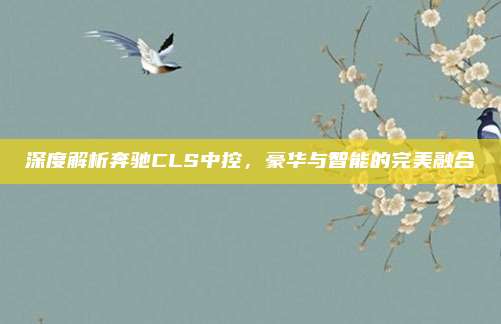 深度解析奔驰CLS中控,豪华与智能的完美融合