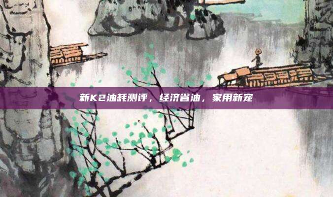 新K2油耗测评,经济省油,家用新宠