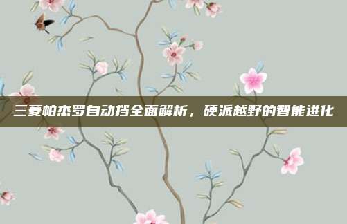 三菱帕杰罗自动挡全面解析,硬派越野的智能进化
