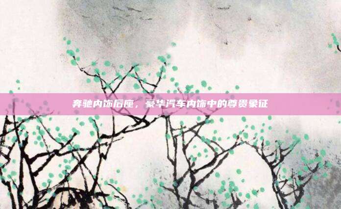 奔驰内饰后座,豪华汽车内饰中的尊贵象征