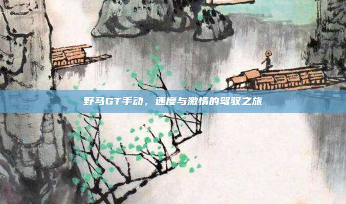 野马GT手动,速度与激情的驾驭之旅