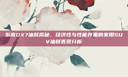 东南DX7油耗揭秘,经济性与性能并重的家用SUV油耗表现分析