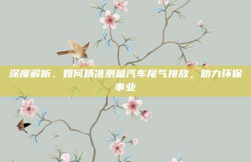 深度解析,如何精准测量汽车尾气排放,助力环保事业
