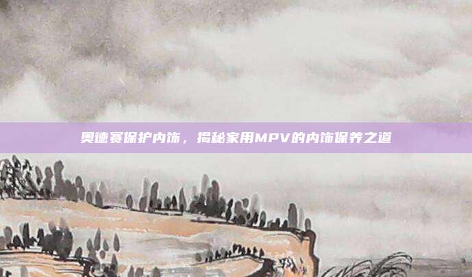 奥德赛保护内饰,揭秘家用MPV的内饰保养之道