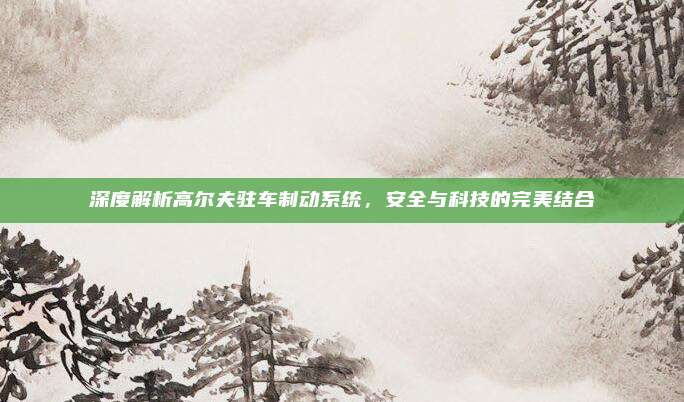 深度解析高尔夫驻车制动系统,安全与科技的完美结合