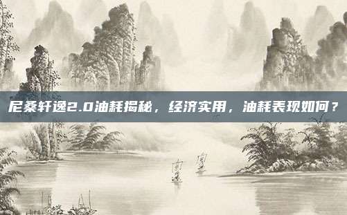 尼桑轩逸2.0油耗揭秘,经济实用,油耗表现如何?