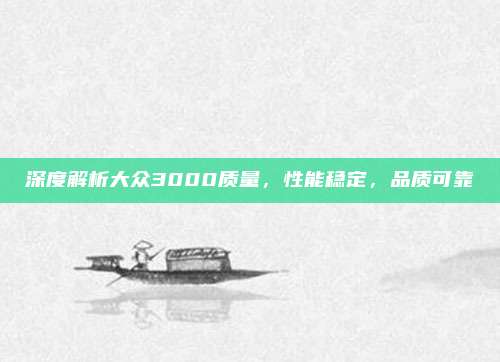 深度解析大众3000质量,性能稳定,品质可靠