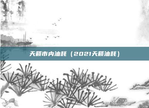 天籁市内油耗（2021天籁油耗）