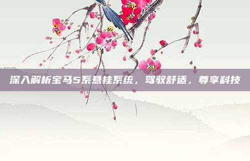 深入解析宝马5系悬挂系统,驾驭舒适,尊享科技