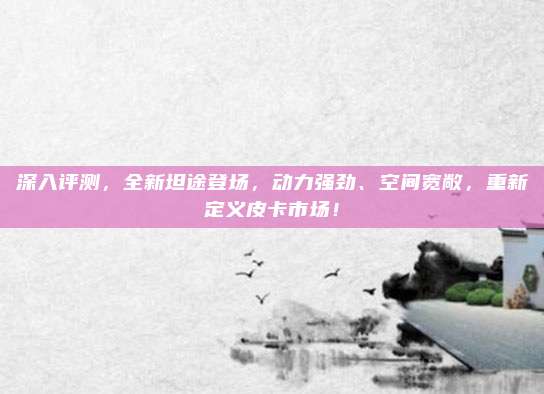 深入评测,全新坦途登场,动力强劲、空间宽敞,重新定义皮卡市场!