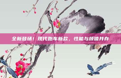 全新登场!现代跑车新款,性能与颜值并存