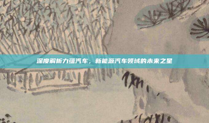 深度解析力蕴汽车,新能源汽车领域的未来之星