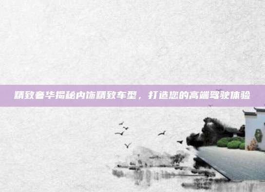 精致奢华揭秘内饰精致车型,打造您的高端驾驶体验