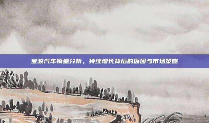 宝骏汽车销量分析,持续增长背后的原因与市场策略