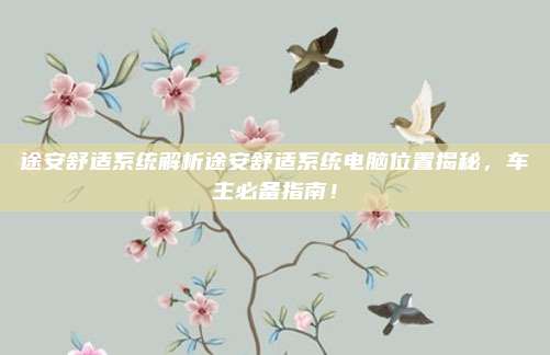 途安舒适系统解析途安舒适系统电脑位置揭秘,车主必备指南!