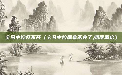 宝马中控打不开(宝马中控屏幕不亮了,如何重启)