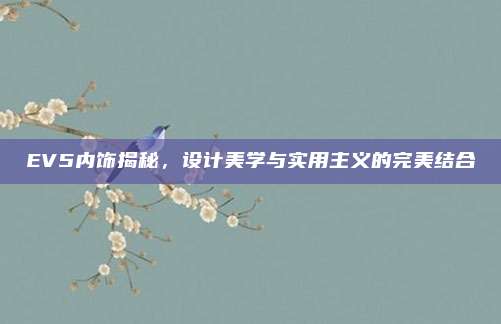 EV5内饰揭秘,设计美学与实用主义的完美结合