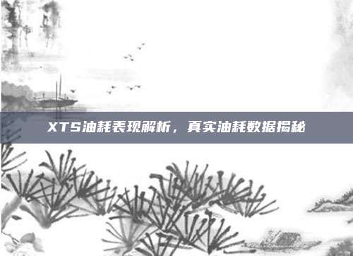 XTS油耗表现解析,真实油耗数据揭秘