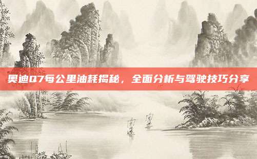 奥迪Q7每公里油耗揭秘,全面分析与驾驶技巧分享