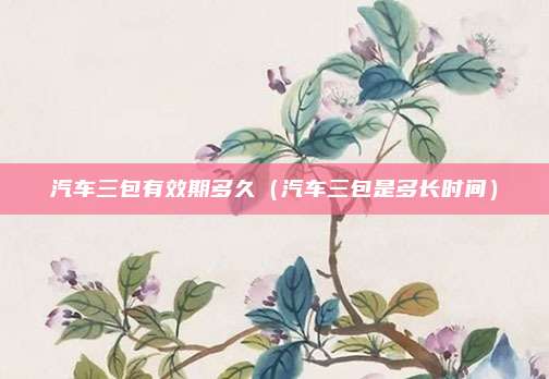 汽车三包有效期多久（汽车三包是多长时间）